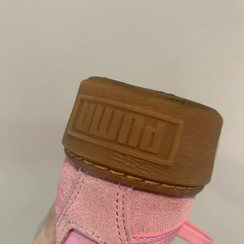 PUMA Kids shoes size 5 suede platform Jr sneakers, prism pink - Picture 6 of 8